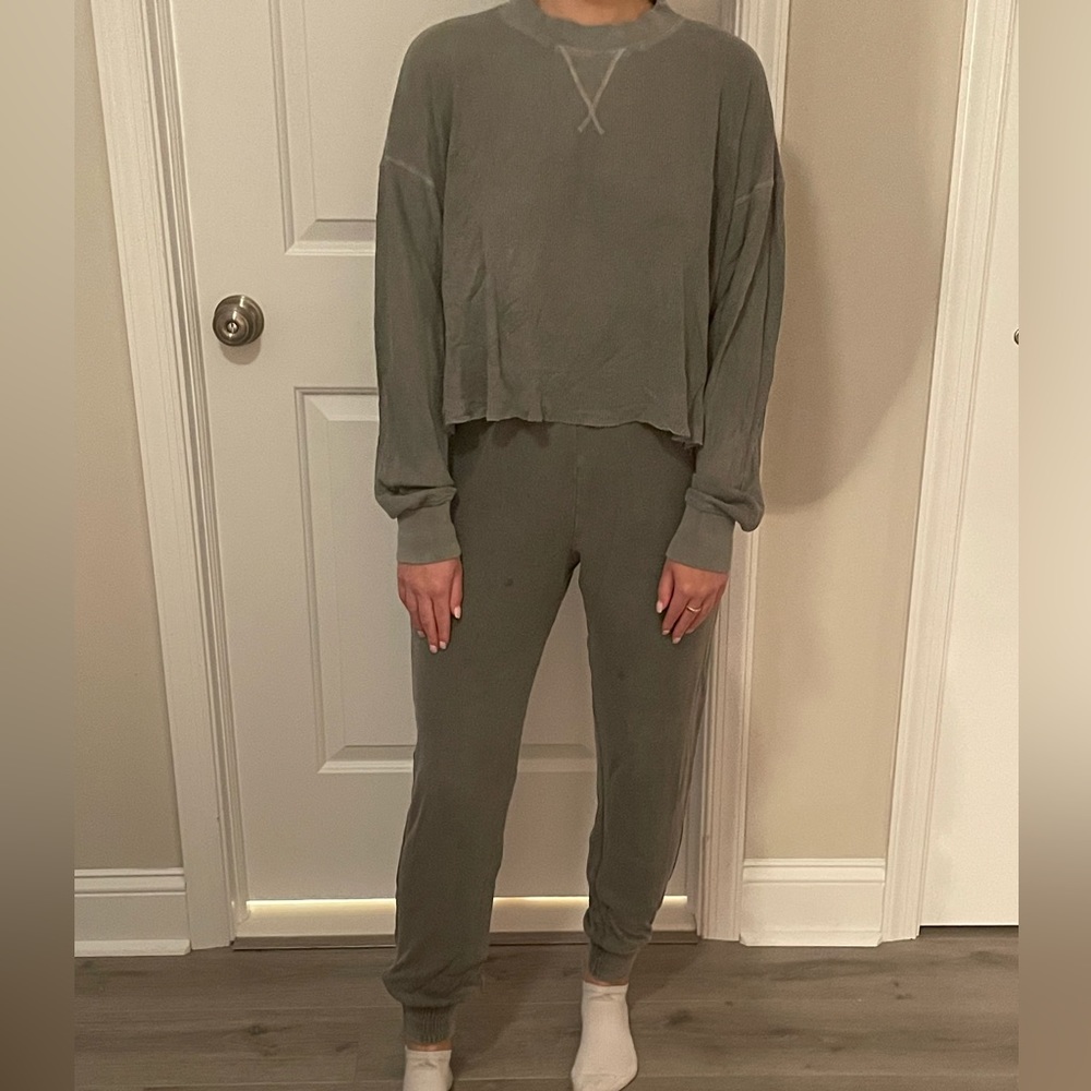 Grey sweat set